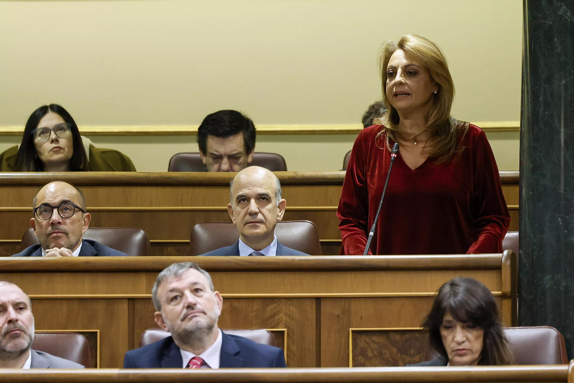 Cristina Valido (CC) en el Congreso. / EFE - MARISCAL
