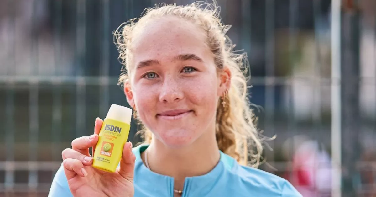 Mirra Andreeva, promesa del tenis y embajadora de ISDIN / SERVIMEDIA