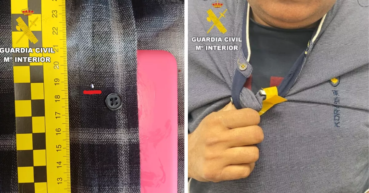 Imagen de los dispositivos usados por ambos hombres para copiar / GUARDIA CIVIL