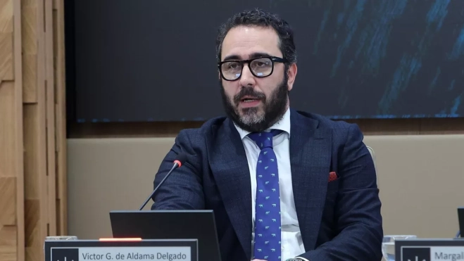 Víctor de Aldama durante una comparecencia / EUROPAPRESS Víctor de Aldama durante una comparecencia / EUROPAPRESS