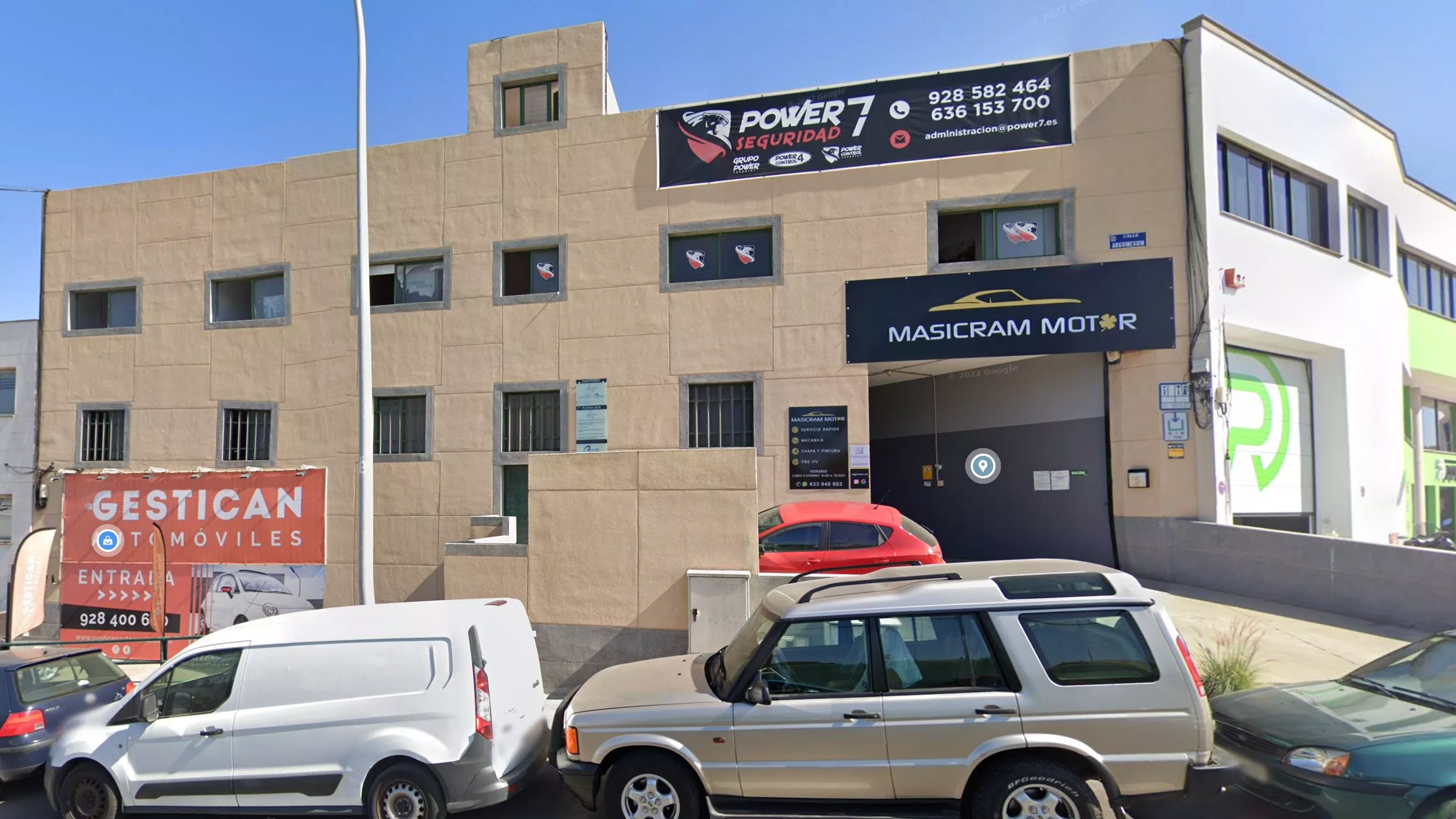 Sede de Power 7 Seguridad Hispania-Canarias SL (Las Palmas).