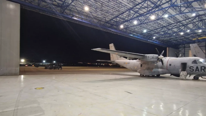 Medios aéreos puestos en marcha para el rescate. CEDIDA Medios aéreos puestos en marcha para el rescate. CEDIDA