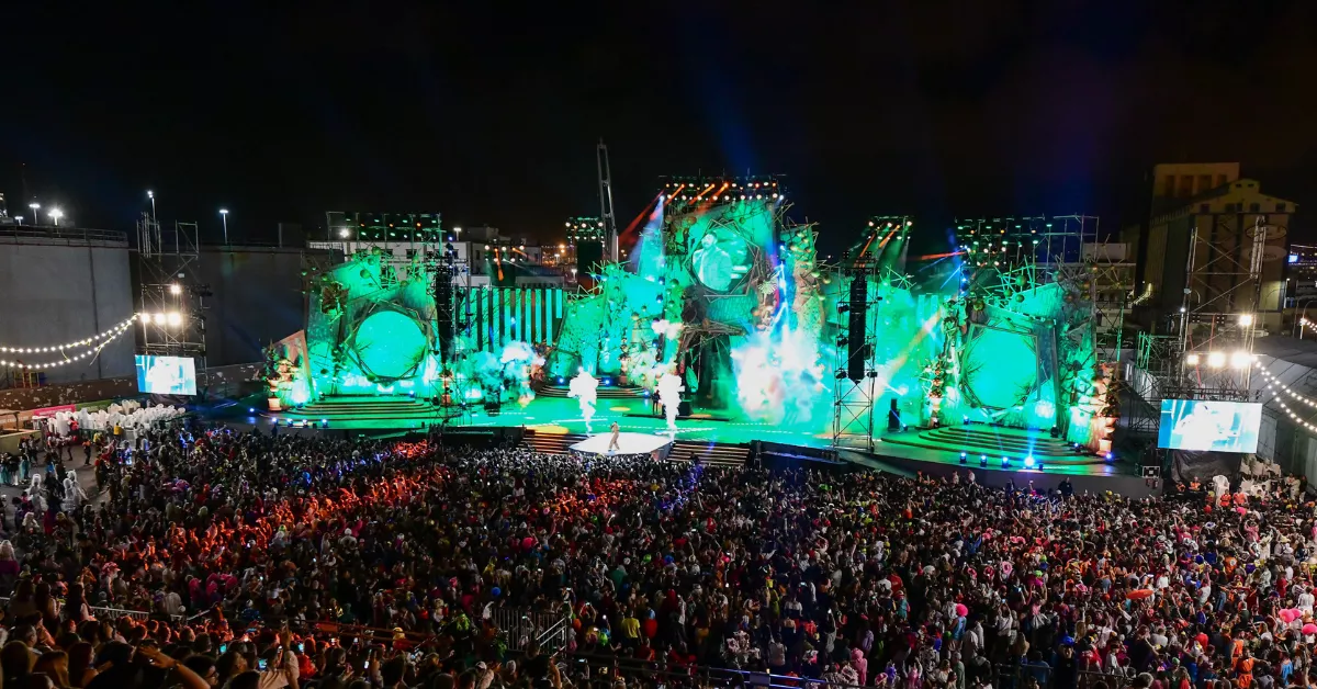 Imagen de una noche de Carnaval en Las Palmas de Gran Canaria. / AH