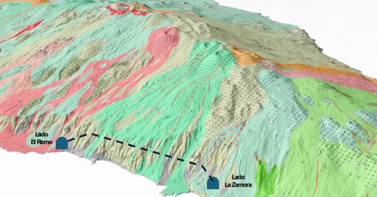 Simulación del proyecto de obra El Remo-La Zamora, en La Palma./ ARCHIVO