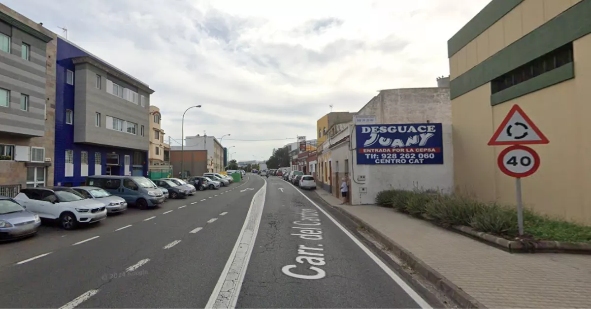 Zona industrial Díaz Casanova en Las Palmas de Gran Canaria / GOOGLE MAPS