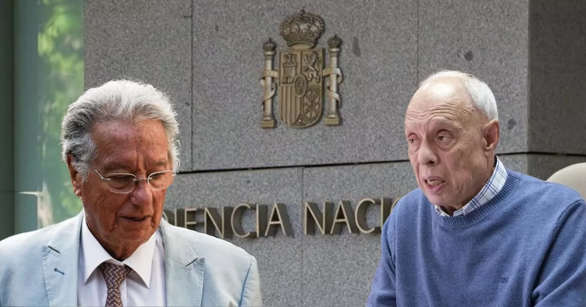  Los expresidentes de la Federaciones Tinerfeña de Fútbol, Juan Antonio Padrón (i), e Interinsular de Fútbol de Las Palmas, Antonio Suárez (d)./ MONTAJE AH