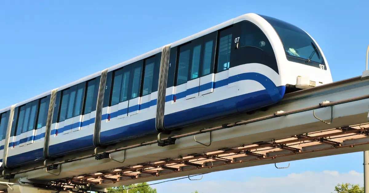 Monorraíl. / IMAGEN DE LA RED Monorraíl. / IMAGEN DE LA RED