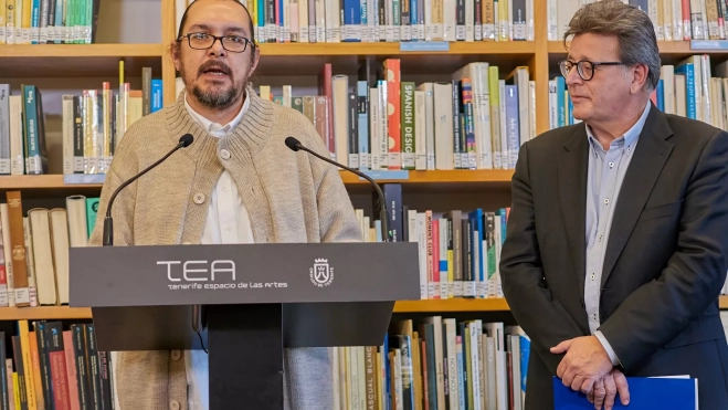 Sergio Rubira junto a José Carlos Acha. / CABILDO DE TENERIFE