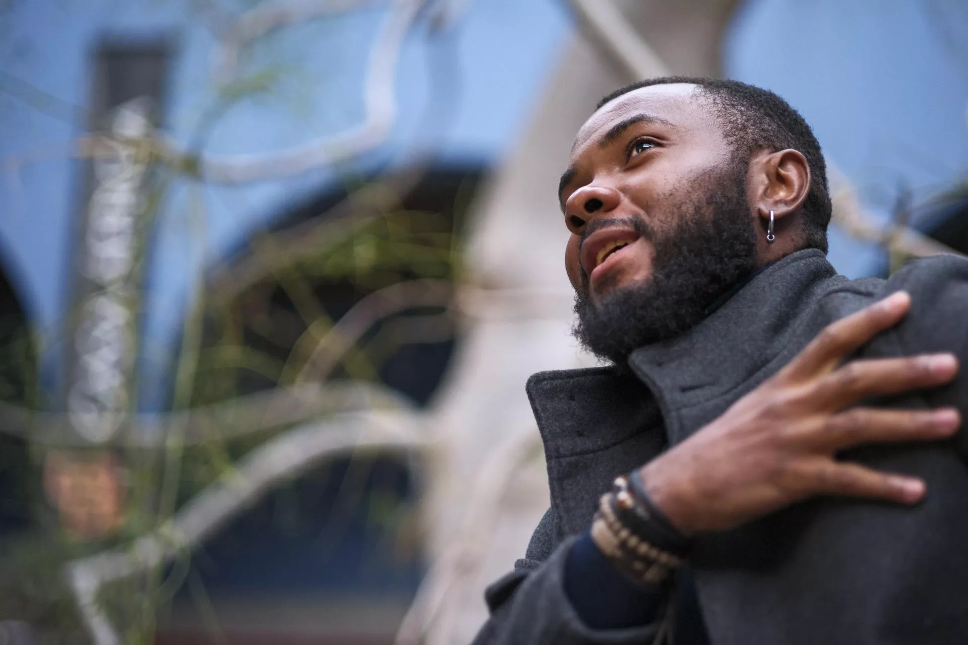 El joven camerunés Augustin Prince (Pouma, 2000)./ EFE-ÁNGEL MEDINA