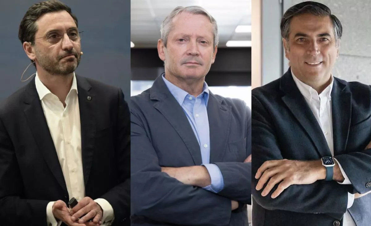 Christian Costaganna, CEO de Nissan España; José María Galofré, CEO de Volvo Cars España; y Miguel Carsi, CEO de Toyota España./ SERVIMEDIA