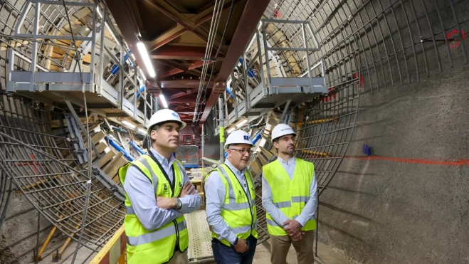 Avance de las obras del Salto de Chira / EFE