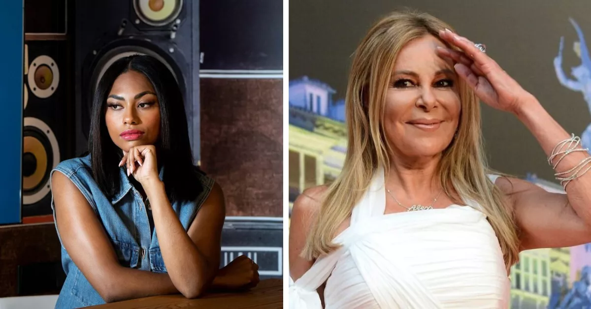 A la izquierda, la cantante canaria Nia Correia; a la derecha, Ana Obregón  MONTAJE AH