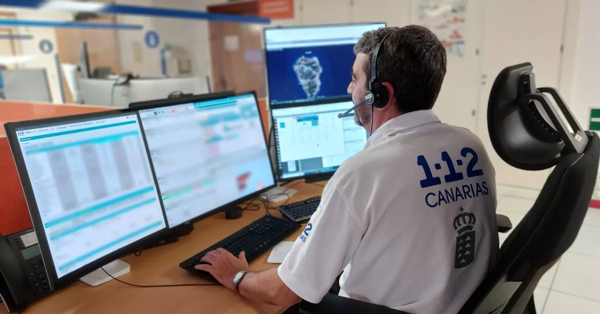 Trabajador del 112 Canarias / 112 CANARIAS