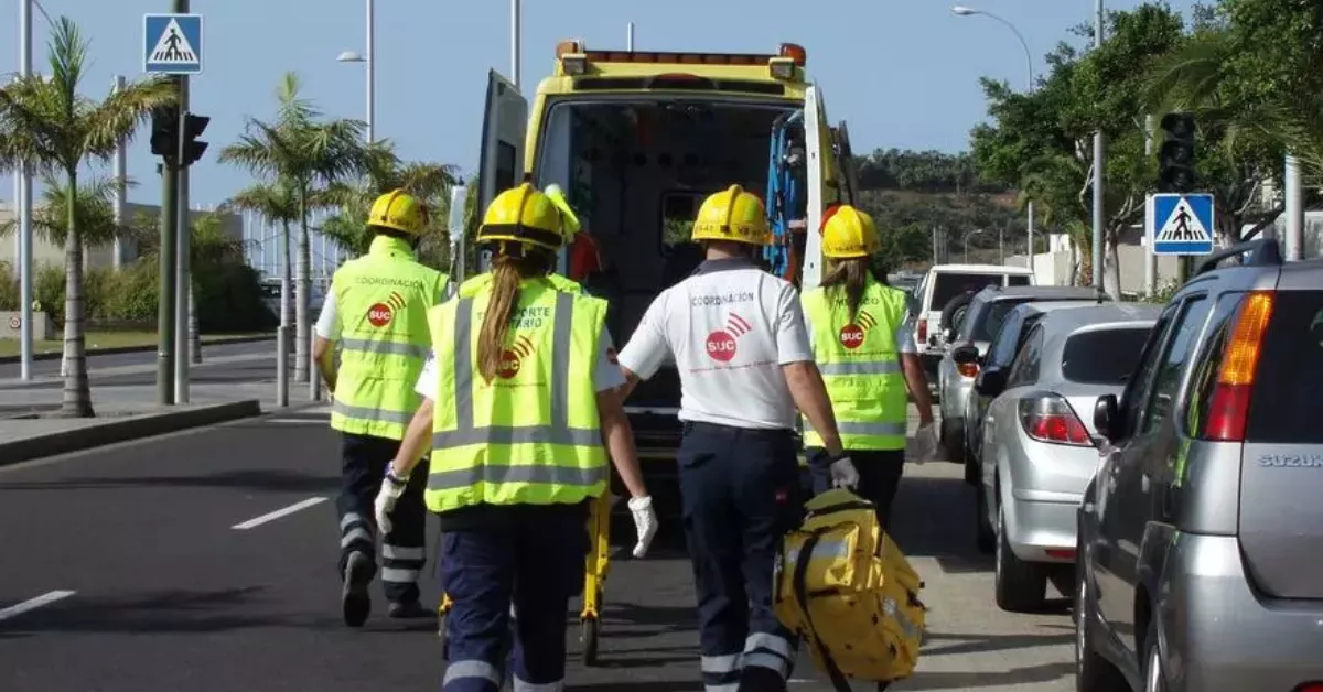 Trabajadores del Servicio de Urgencias Canario. / SUC