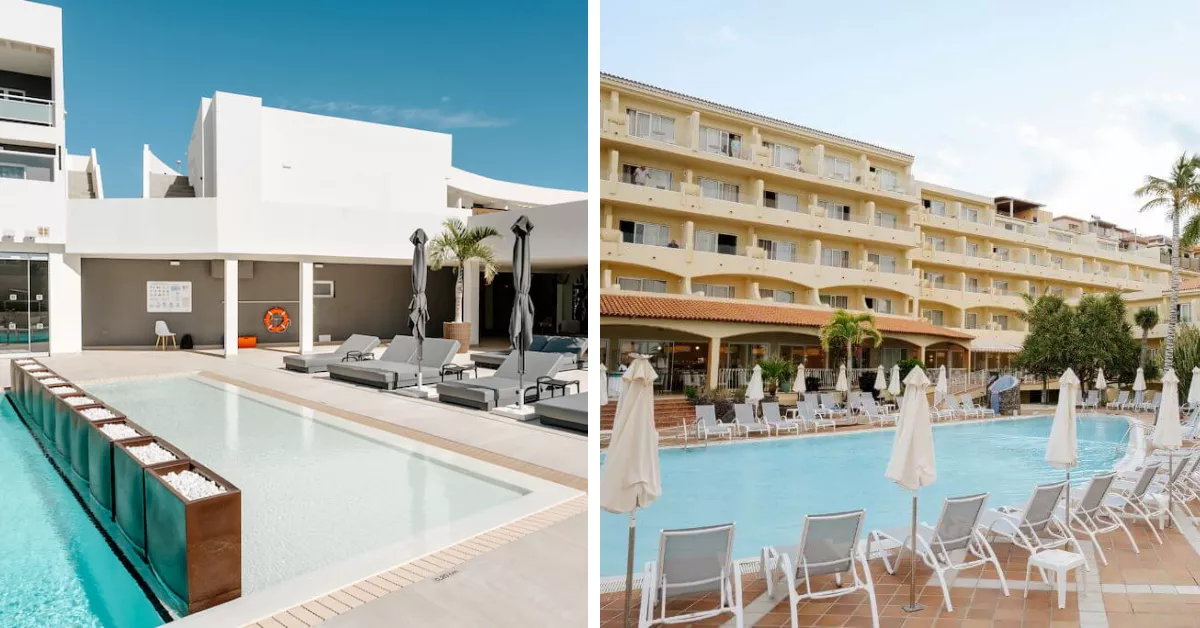 Imagen de los dos hoteles que recibieron el sello / MONTAJE AH