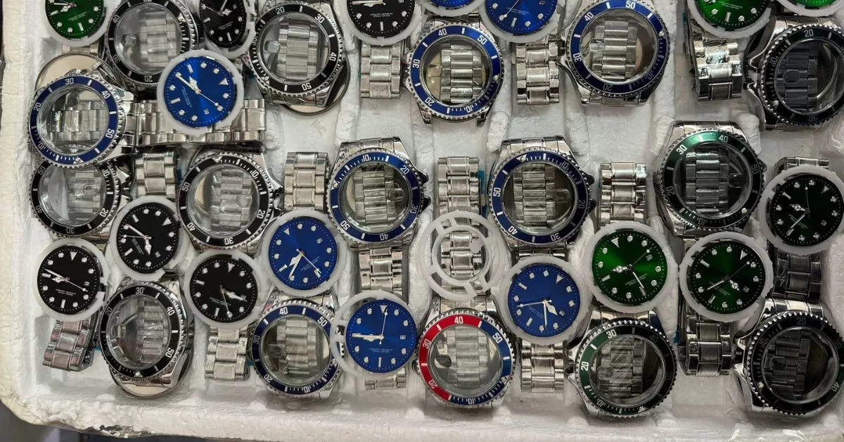 Relojes incautados por la Policía Nacional./ CEDIDA