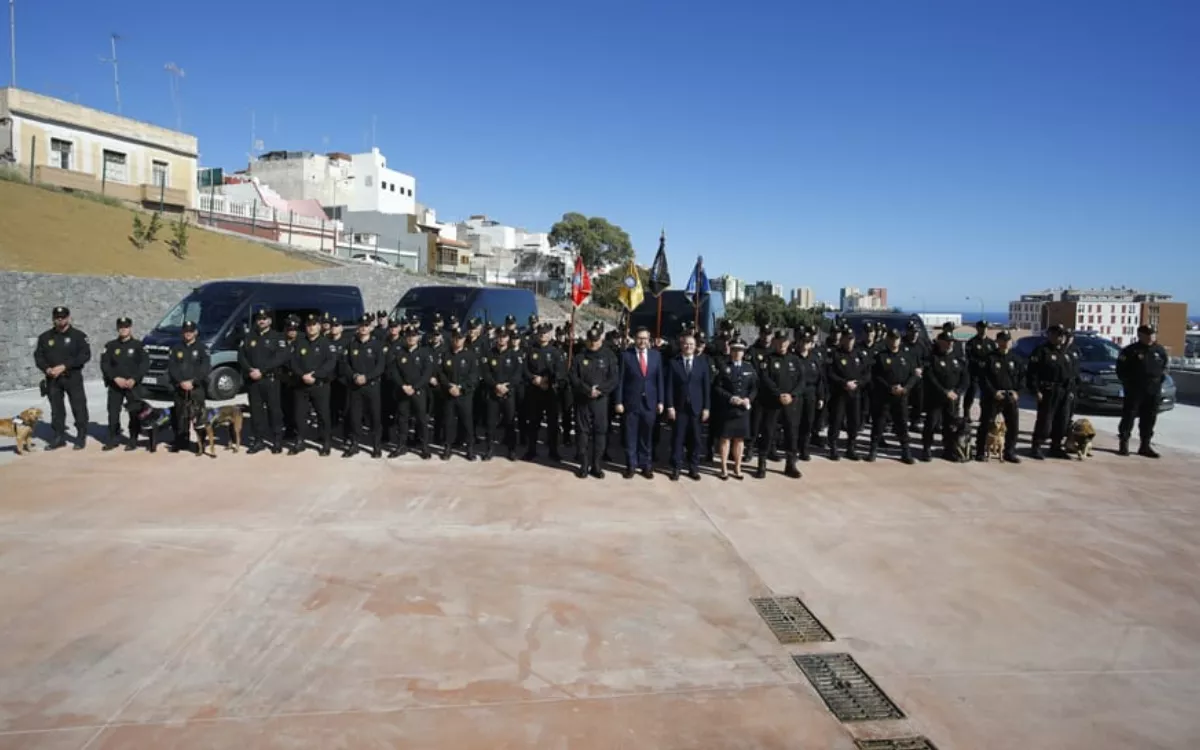 20 años de servicio: la unidad GOIA-UE, clave en la seguridad de Las Palmas de Gran Canaria. / AH