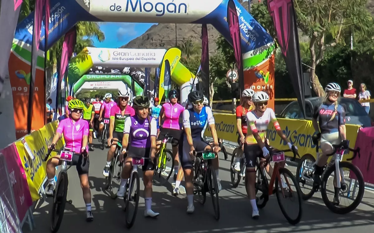 Mogán rompe con DG Eventos por discriminar a las mujeres en una carrera ciclista. / AH