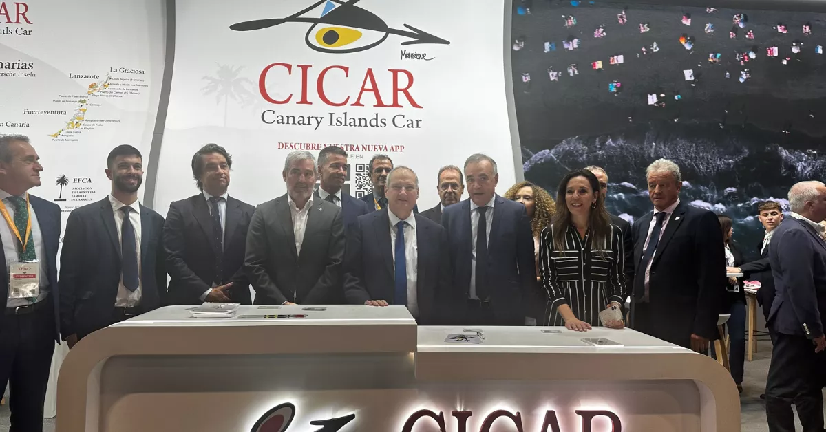 CICAR lanza nueva app en Fitur 2025 para revolucionar el alquiler de coches en Canarias. / AH