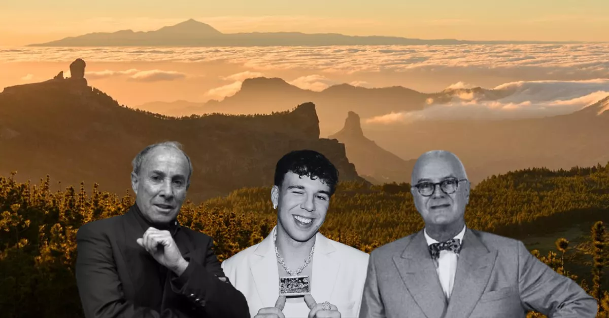 Montaje con César Manrique, Quevedo y Manolo Blahnik / MONTAJE AH