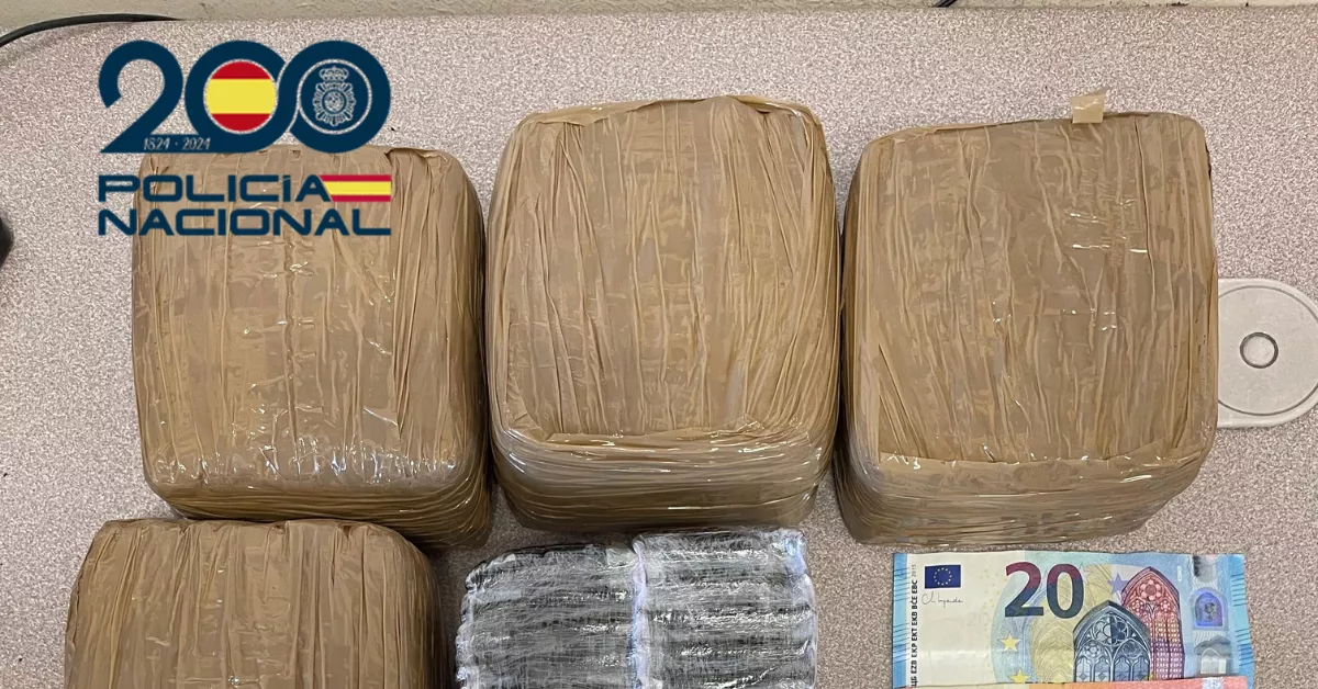 Droga incautada en Puerto del Rosario, Fuerteventura. / POLICIA NACIONAL 