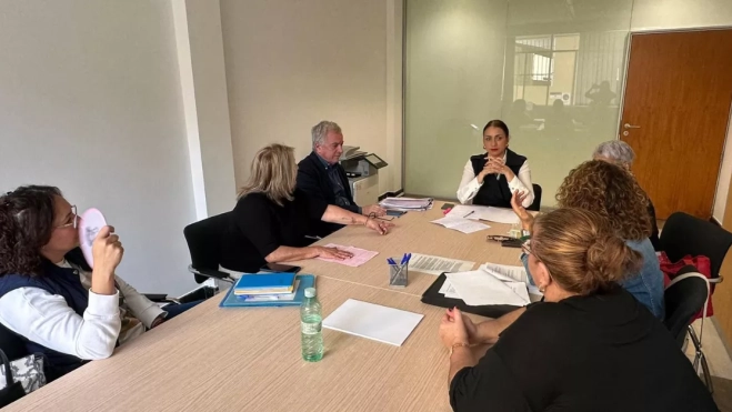 Vidina Cabrera, portavoz de Coalición Canaria (CC), reunida con las AMPAS / CEDIDA Vidina Cabrera, portavoz de Coalición Canaria (CC), reunida con las AMPAS / CEDIDA