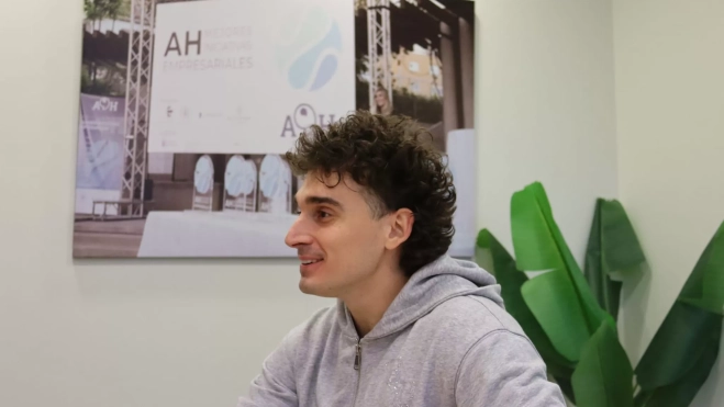 Borja durante su entrevista en Atlántico Hoy. / AINOHA CRUZ - ATLÁNTICO HOY Borja durante su entrevista en Atlántico Hoy. / AINOHA CRUZ - ATLÁNTICO HOY