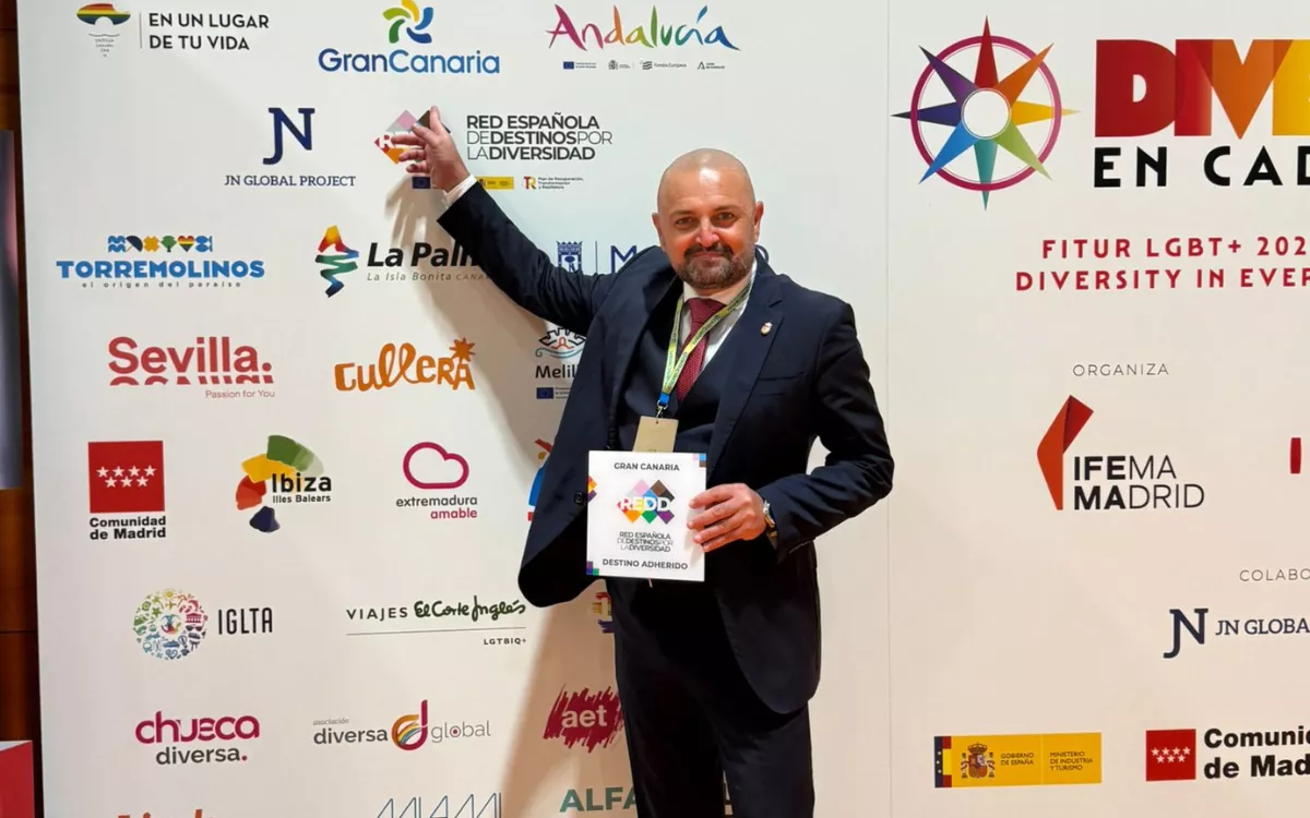 Gran Canaria se adhiere a la Red Española de Destinos por la Diversidad. En la imagen, Carlos Álamo, consejero de Turismo. / AH