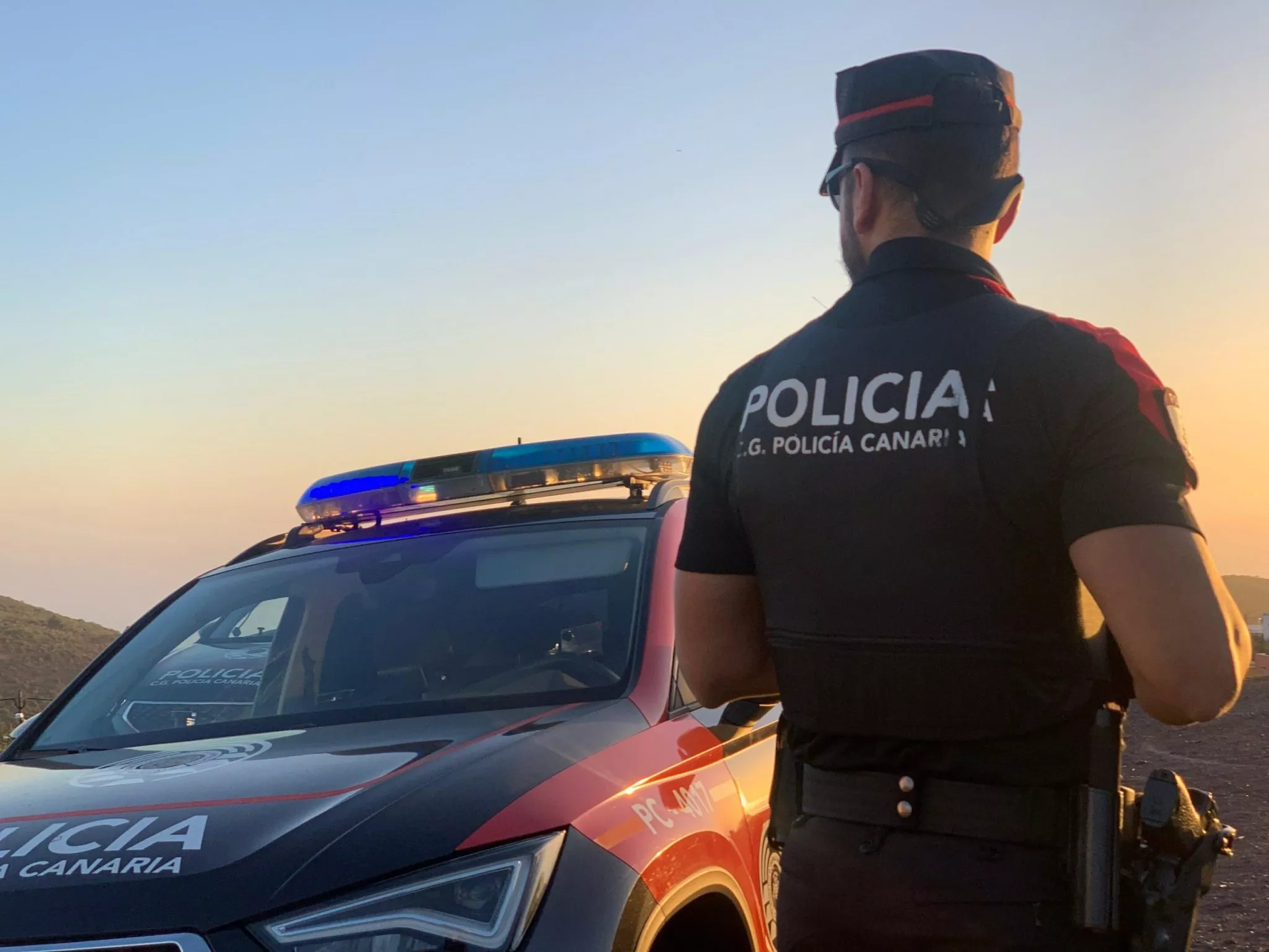 Agente de la Policía Canaria. / CEDIDA