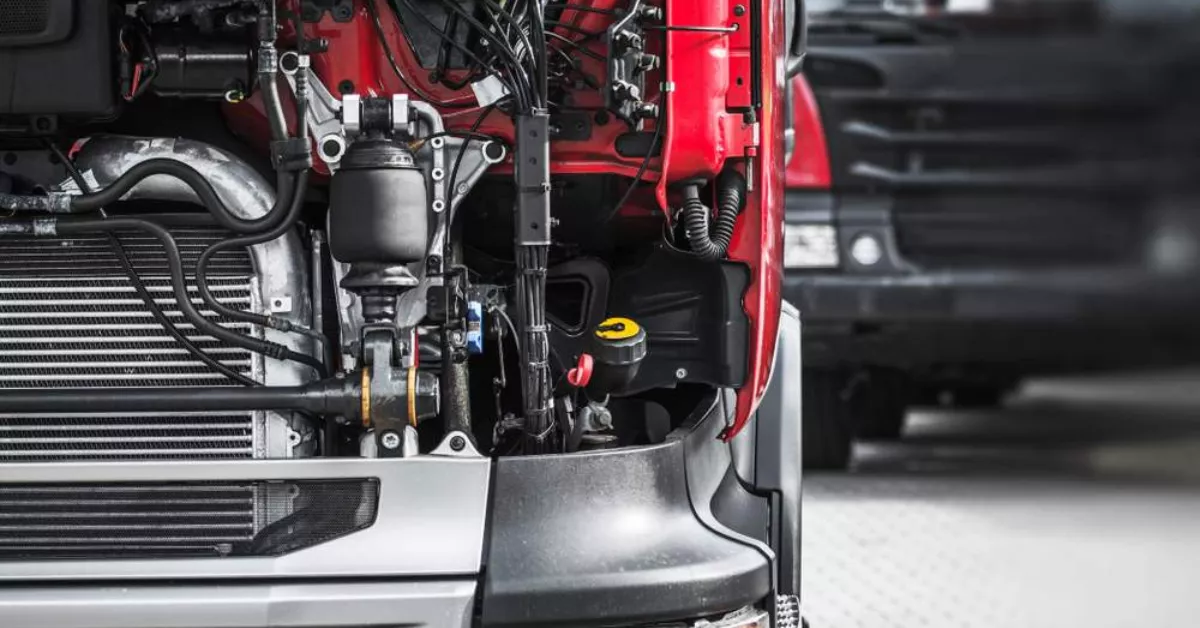 Motor de un camión averiado./ ARCHIVO