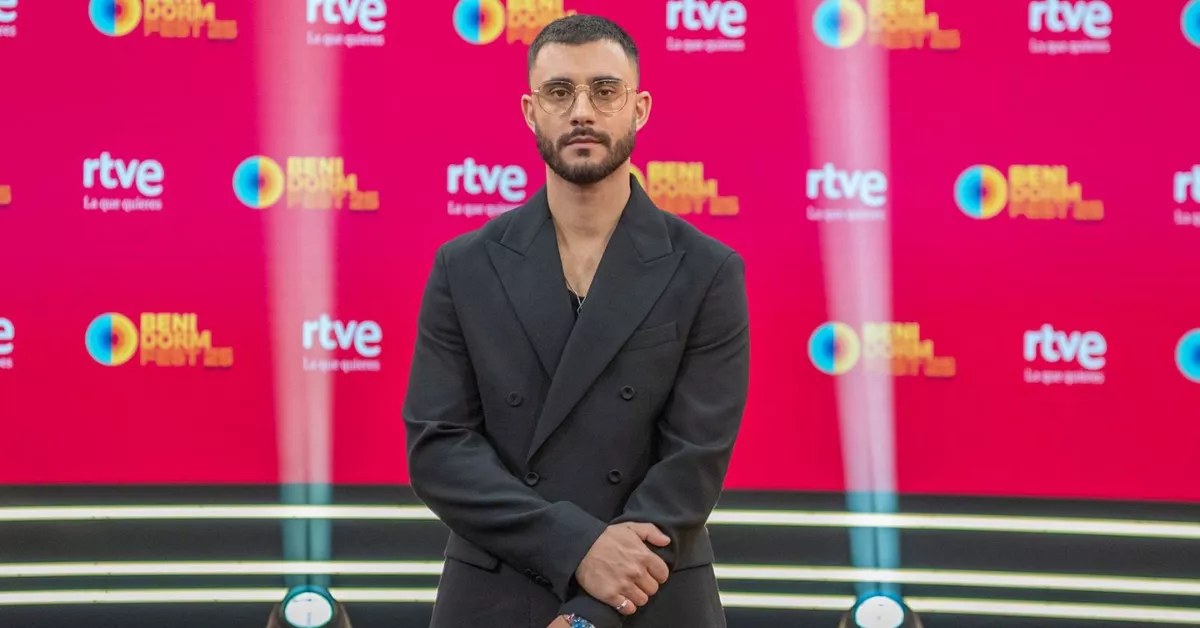 Imagen de David Afonso, canario en el Benidorm Fest / RTVE Imagen de David Afonso, canario en el Benidorm Fest / RTVE