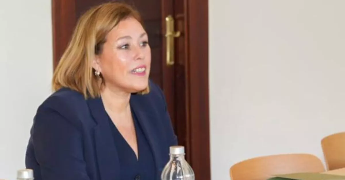 Astrid Pérez, presidenta del Parlamento de Canarias./ CEDIDA