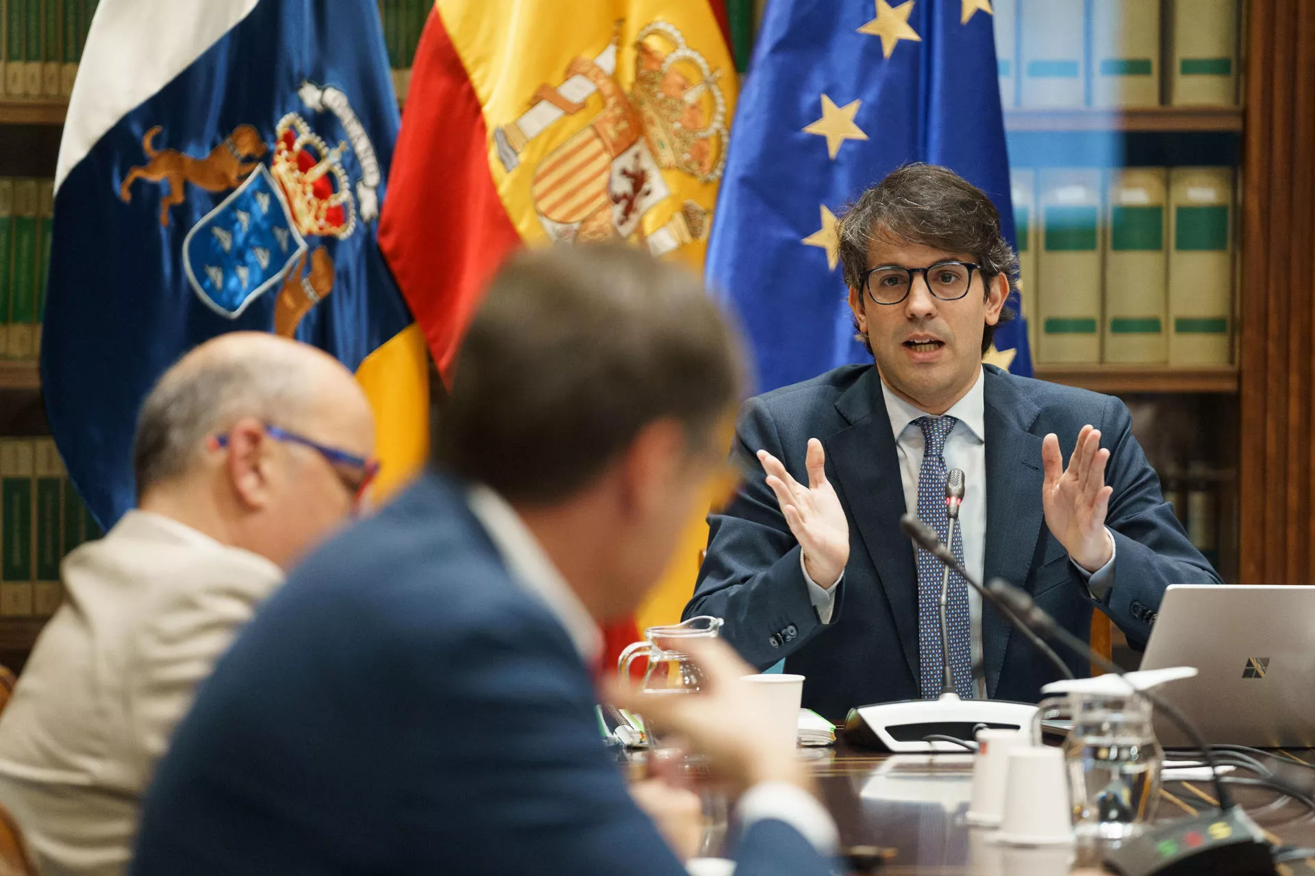 El presidente de la Zona Especial Canaria cuestiona el uso de ayudas fiscales para vivienda. En la imagen, Pablo Hernández, presidente de la ZEC. / RAMÓN DE LA ROCHA-EFE