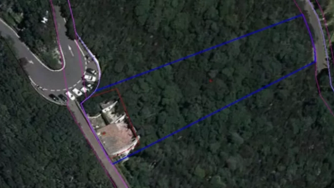 Plano del terreno donde está inscrita la propiedad. / Boletín Oficial de la provincia de Santa Cruz de Tenerife