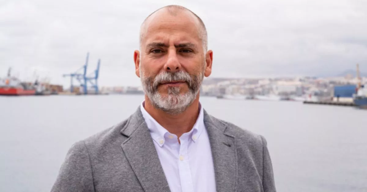 Eduardo Álvarez, vicepresidente de Asocelpa, patronal que cumple 100 años de actividad en el Puerto de Las Palmas. / AH
