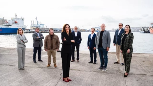 La directiva de Asocelpa al completo, con Carmen Moreno, su presidenta, en primer término. / AH La directiva de Asocelpa al completo, con Carmen Moreno, su presidenta, en primer término. / AH