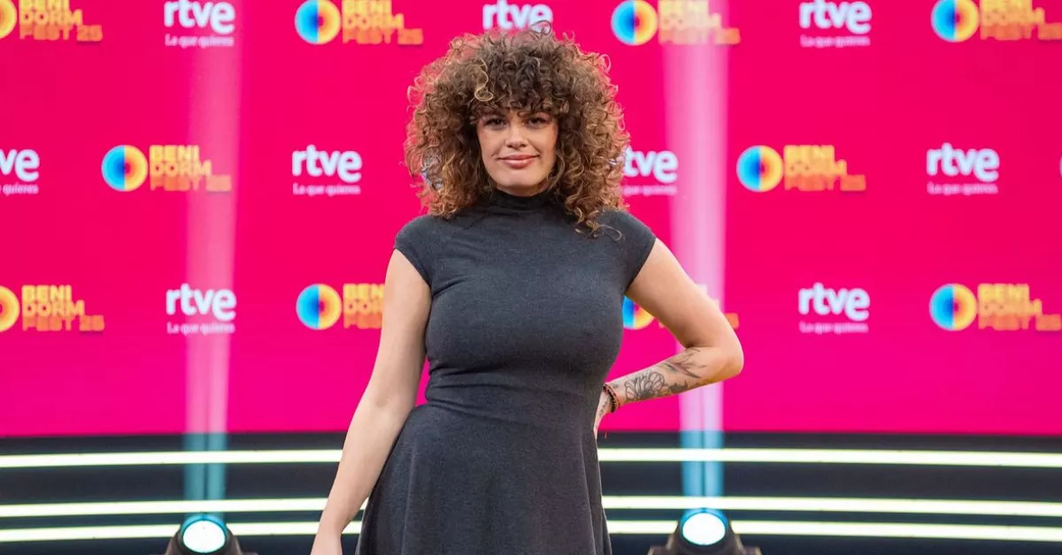 Imagen de Mel Ömana, en el Benidorm Fest / RTVE 