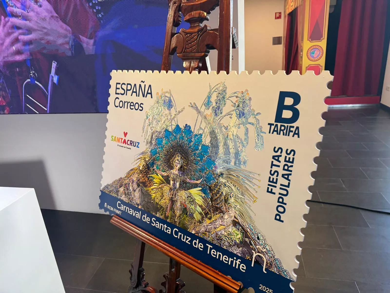 Sello del Carnaval de Santa Cruz de Tenerife 2025. / ATLÁNTICO HOY