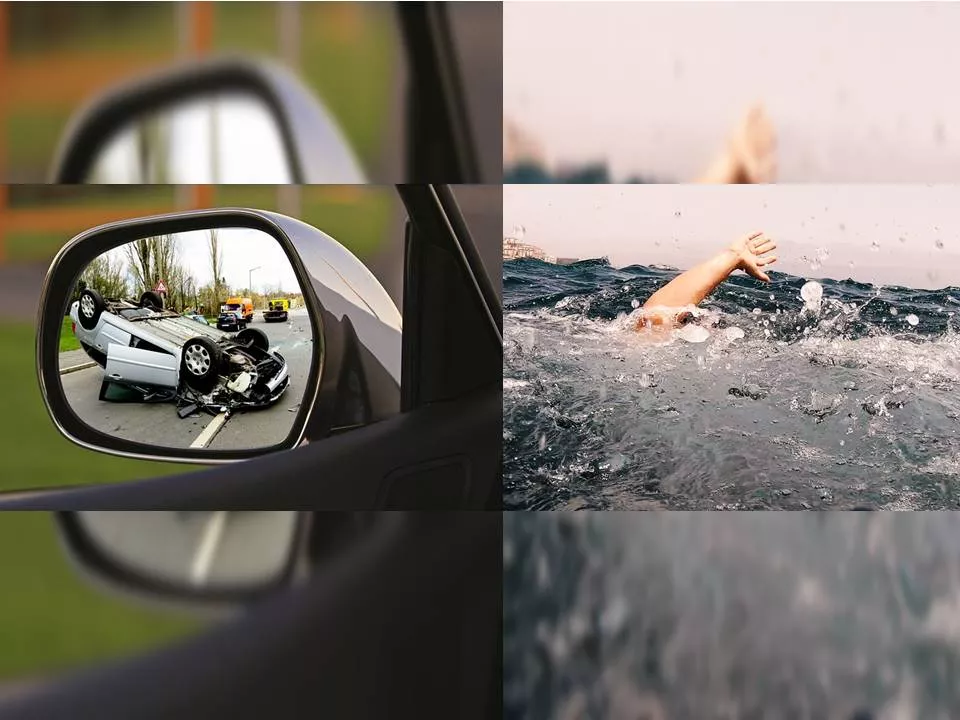 Imágenes alusivas a ahogamientos y accidentes de tráfico. / CEDIDA