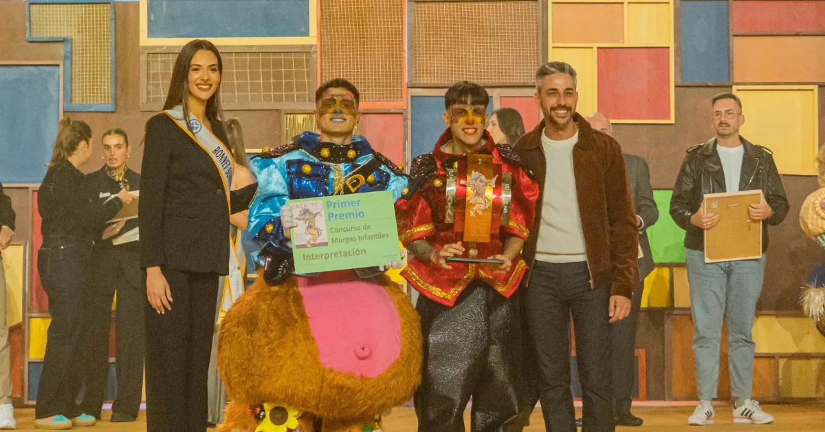 Mamelones, ganadores del concurso de Murgas Infantiles. / AYUNTAMIENTO DE SANTA CRUZ DE TENERIFE