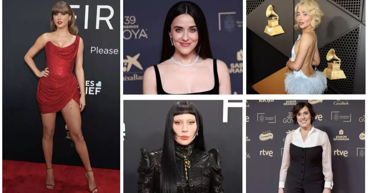 Artistas durante las alfombras rojas de los Grammy y los Goya / SERVIMEDIA