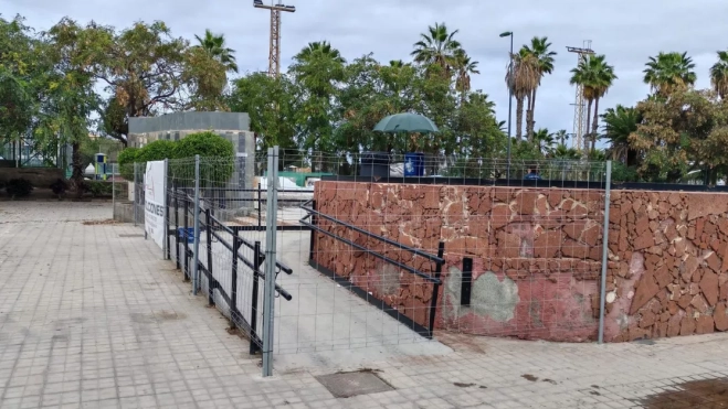 Vallado de la antigua terraza TAO / AYUNTAMIENTO DE LAS PALMAS DE GRAN CANARIA