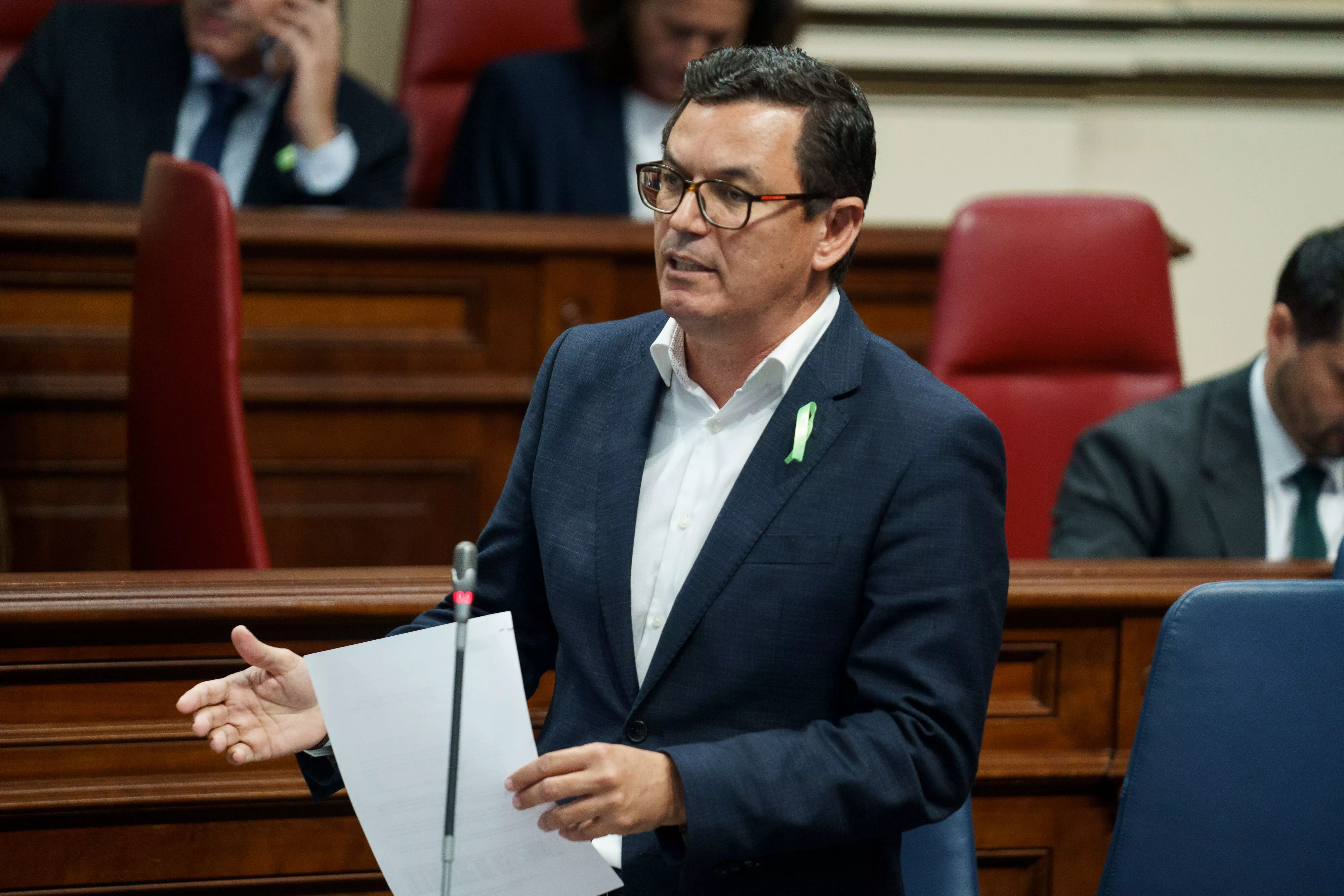 -El consejero de Obras Públicas, Vivienda y Movilidad del Gobierno de Canarias, Pablo Rodríguez. / RAMON DE LA ROCHA-EFE