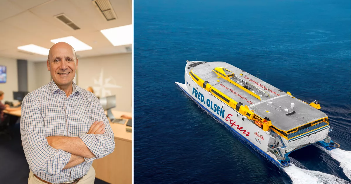 El director de flota de Fred. Olsen Express, Juan Ignacio Liaño / AH