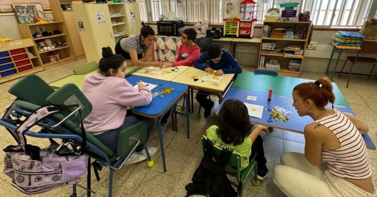 Un aula Enclave de un colegio de Canarias / GOBIERNO DE CANARIAS
