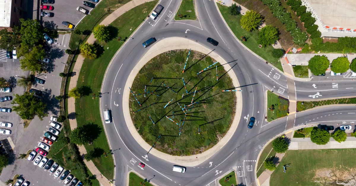 Imagen de una rotonda / PEXELS 