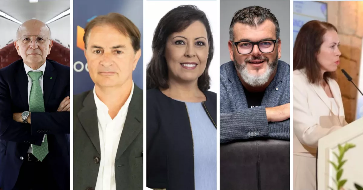 Candidatos a los Premios Atlántico Hoy al Liderazgo 2025 en la categoría Empresarial / MONTAJE AH