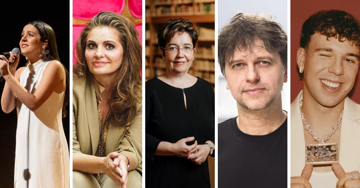 De izquierda a derecha Valeria Castro, Sandra García-Sanjuán, Dolores Corbella, Juan Carlos Fresnadillo y Quevedo / MONTAJE AH