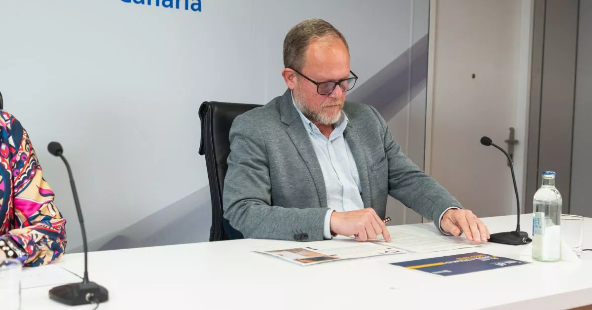 El concejal de Empleo y Movilidad del Ayuntamiento capitalino, José Eduardo Ramírez, en la presentación del Instituto Municipal para el Empleo y la Formación (IMEF). / AH