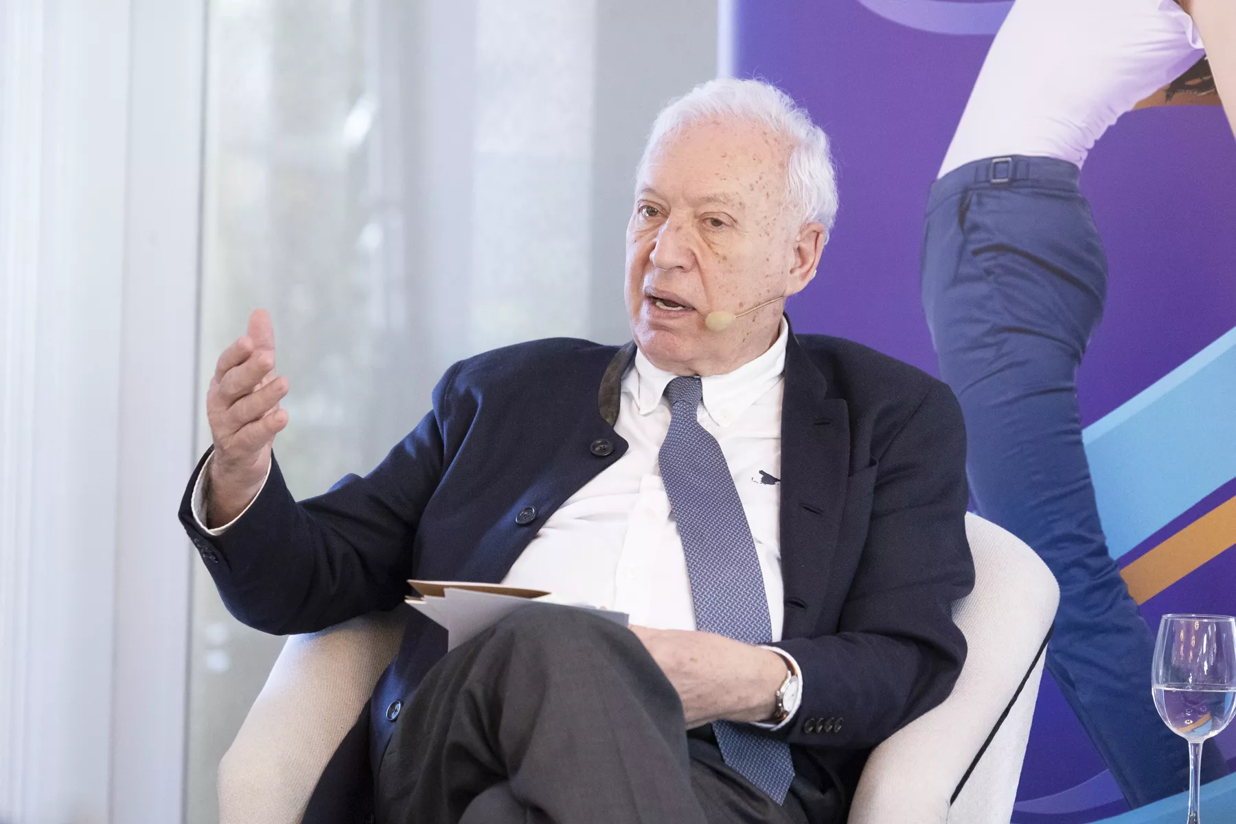 García-Margallo analiza el ascenso de Trump en Tenerife./Diálogo para el Desarrollo 